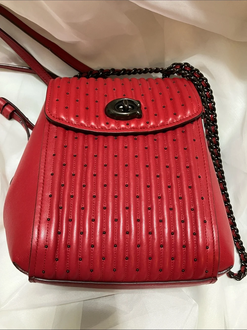 Parker Convertible Backpack 16 with Quilting and Rivets